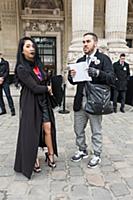 Стритстайл перед показом Chanel. Неделя моды в Пар