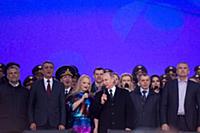 Президент России Владимир Путин и Лариса Долина. М