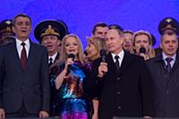 Президент России Владимир Путин и Лариса Долина. М