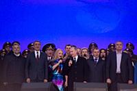 Президент России Владимир Путин и Лариса Долина. М