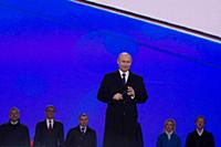Президент России Владимир Путин. Митинг-концерт по