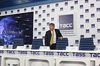 Дмитрий Песков. Конференция. ТАСС. Москва, Россия.
