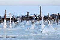 Старая пристань. Побережье Белого моря. Посёлок Ра