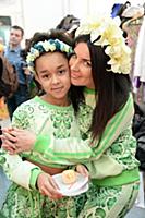 Пьер Нарцисс с семьей. Неделя моды в Москве. Показ