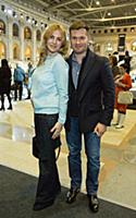 Алексей Немов с супругой Галиной. Неделя моды в Мо