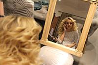 Елена Максимова на съемках клипа участников проект