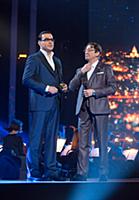 На съёмочной площадке во время прямого эфира проек