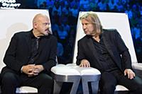 На съёмочной площадке во время прямого эфира проек