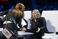 На съёмочной площадке во время прямого эфира проек