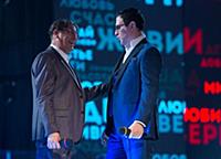 На съёмочной площадке во время прямого эфира проек