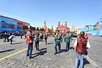 Репетиция Парада Победы. Россия, Москва. 07 мая 20