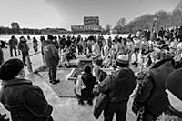 Крещение в Останкино. Россия, Москва. 19 января 20