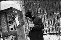 Арбат. Подборка черно-белых фотографий московских 
