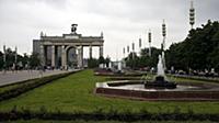 Вид Главного (Центрального) павильона ВДНХ. Россия