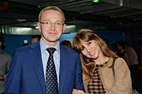 Юля Беретта и Руслан Яхундин. Показ дизайнера Zaza