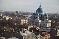 Троицкий Собор. Виды Санкт-Петербурга. Россия, Сан