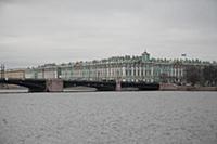 Дворцовый мост. Виды Санкт-Петербурга. Россия, Сан
