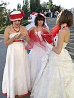 Фестиваль 'Вернисаж невест'. Саратов, Россия. 2009