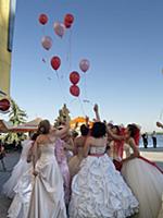 Фестиваль 'Вернисаж невест'. Саратов, Россия. 2009