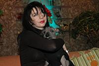 Елена Супрун со своей собакой.