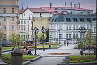 Хитровская площадь в Москве.