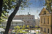 Хитровская площадь в Москве.