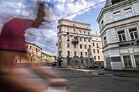Хитровская площадь в Москве.