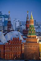 Кремль. Ночная Москва.