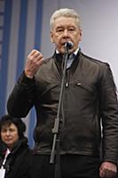 Мэр Москвы Сергей Собянин. Митинг в поддержку Влад