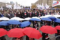 Митинг в поддержку Владимира Путина в президенты н