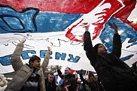 Митинг в поддержку Владимира Путина в президенты в