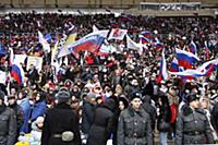 Митинг в поддержку Владимира Путина в президенты в