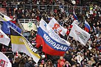 Митинг в поддержку Владимира Путина в президенты в