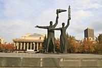 Площадь Ленина. Новосибирск 2015.