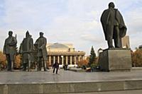 Площадь Ленина. Новосибирск 2015.