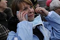 Митингующие. 2 ноября на Суворовской площади состо