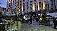 Снос ТЦ «Пирамида». Пушкинская площадь, Москва, Ро