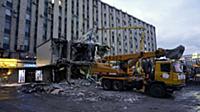 Снос ТЦ «Пирамида». Пушкинская площадь, Москва, Ро