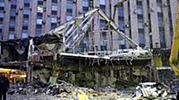 Снос ТЦ «Пирамида». Пушкинская площадь, Москва, Ро