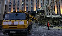 Снос ТЦ «Пирамида». Пушкинская площадь, Москва, Ро