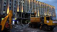 Снос ТЦ «Пирамида». Пушкинская площадь, Москва, Ро