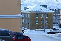 Мурманская область.Кировск.Городская архитектура.