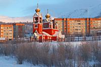 Мурманская область.Кировск.Церковь Спаса Нерукотво