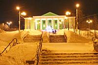 Мурманская область.Кировск.Ночной город.