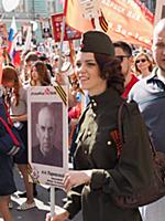 Бессмертный полк. День победы. Москва, Россия. 9 м