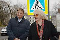 Елена Ульянова. Открытие мемориальной доски в чест