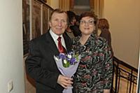 Юрий Чернов с супругой.