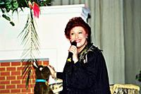 Эстрадная певица Алла Иошпе.