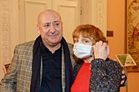 Мамед Агаев, Марина Райкина. Пресс-показ выставки 