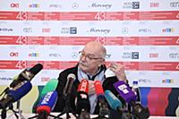 Никита Михалков. Брифинг посвященный открытию 43-г